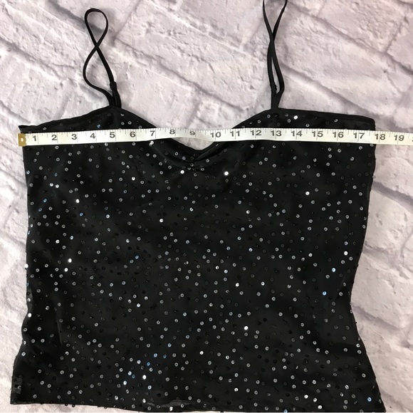 Starry Night Sparkly Sequin Camisole NWOT - Picture 4 of 9